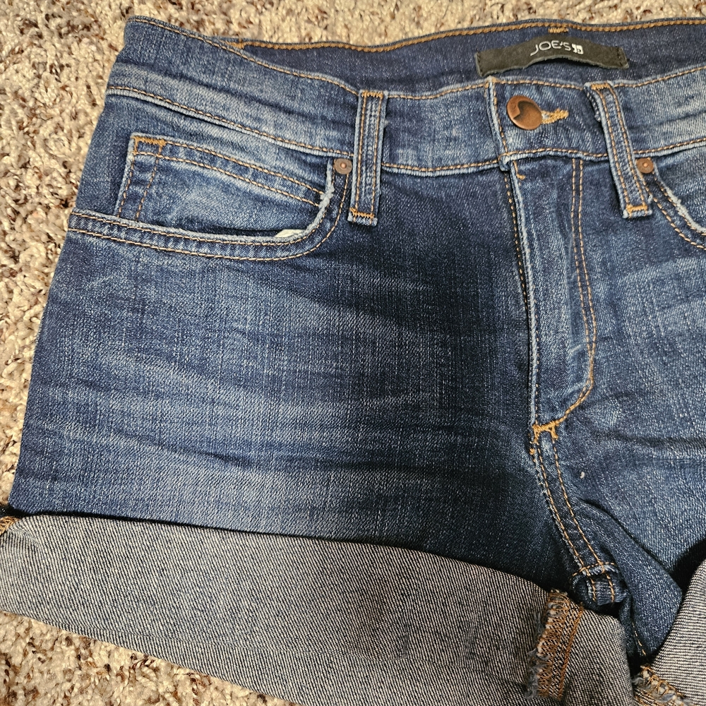 Joe's Jeans Classic Blue Denim Shorts - Picture 2 of 7